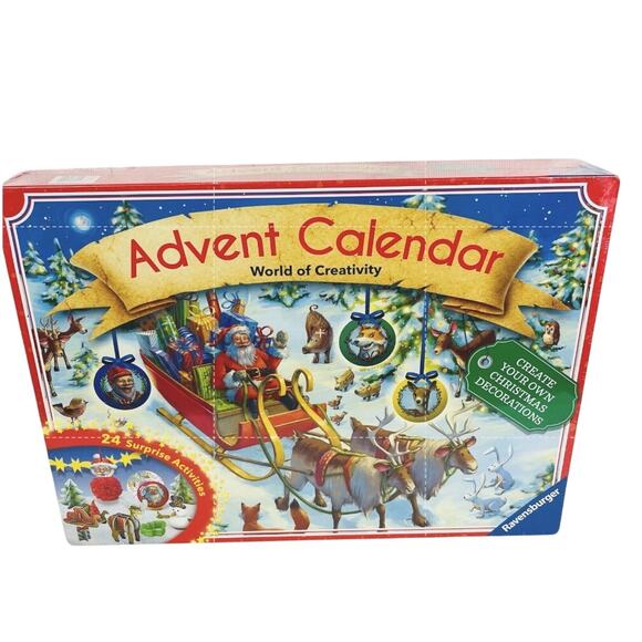 Advent calendar Create Your Own Christmas Decorations With 24 Doors & Activities - Picture 1 of 9